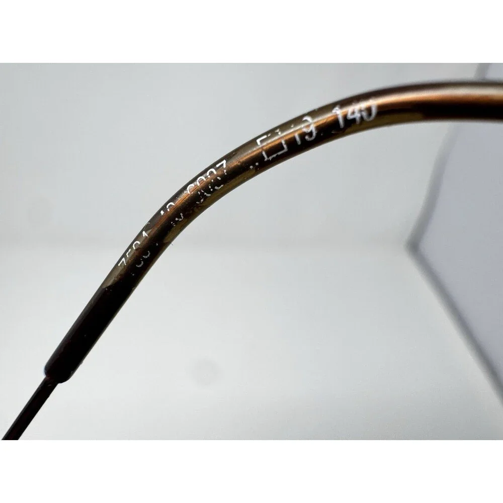 Silhouette Titan 7581 6087 Brown Rimless Eyeglass Frames 19-140 Austria